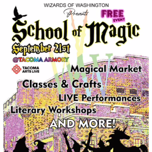 Poppa Gnome at the Wizard School of Magic